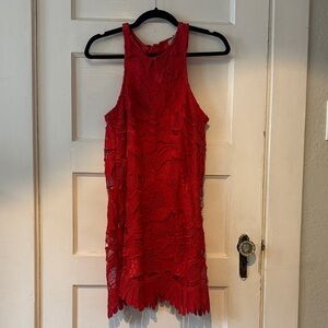 Red Lace Dress